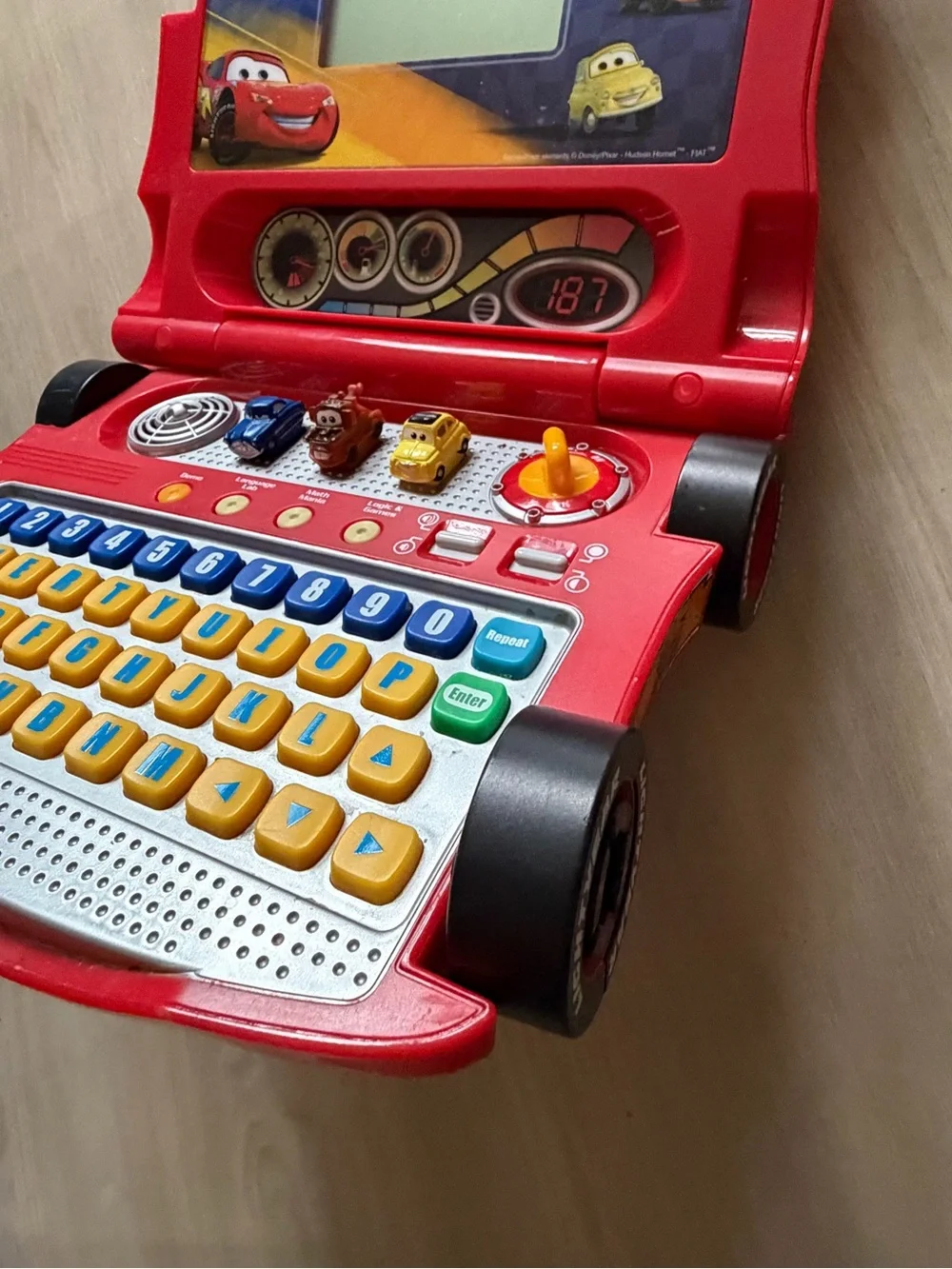 Vintage Lightning McQueen Learning Laptop VTech Disney Pixar Cars 2 Works
